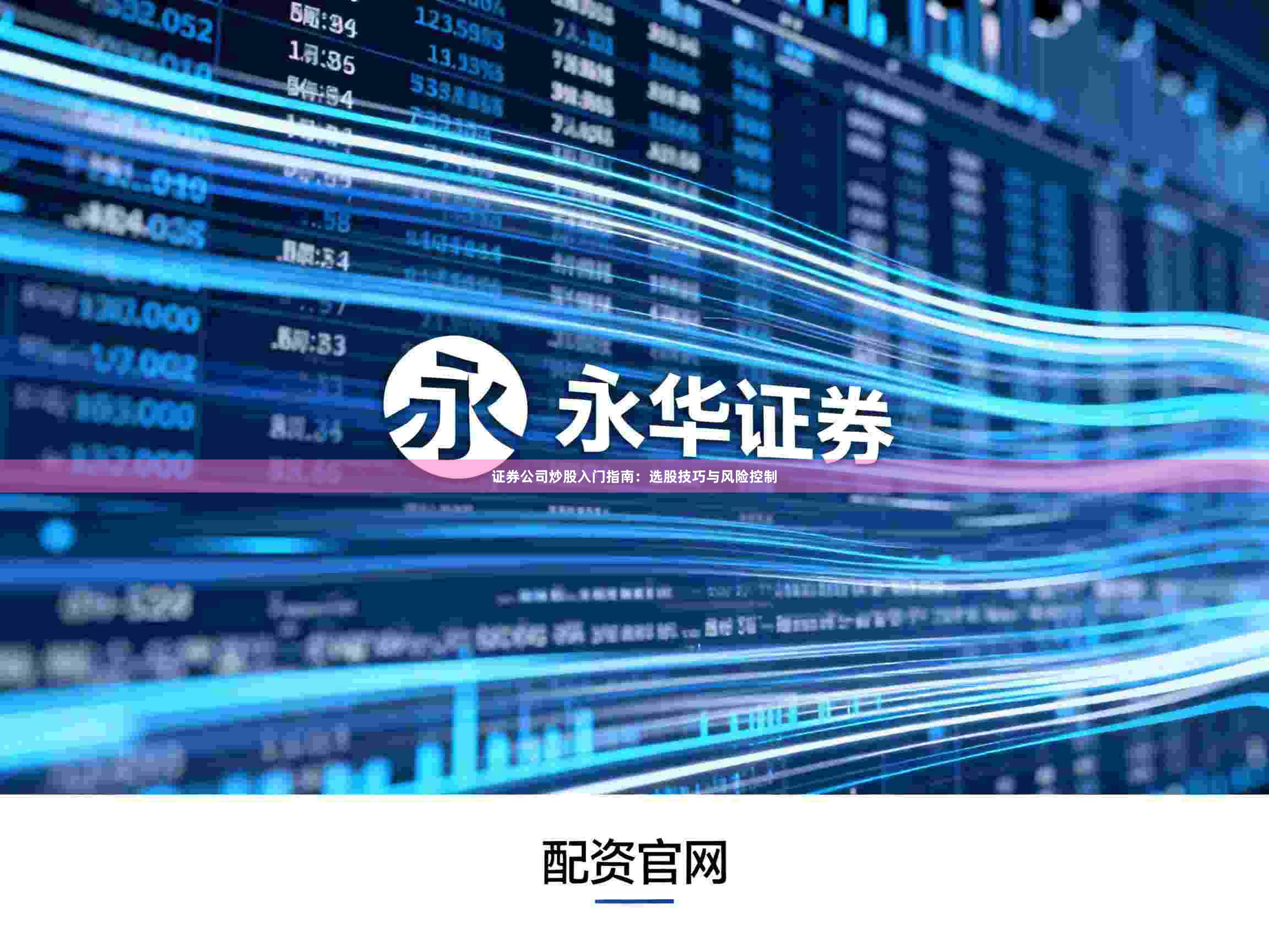 证券公司炒股入门指南：选股技巧与风险控制