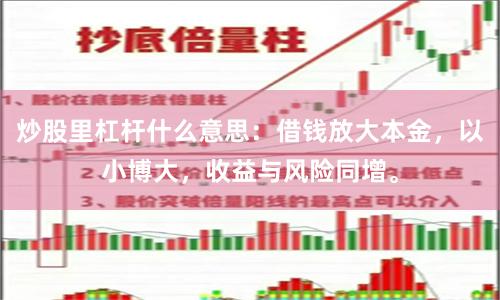 炒股里杠杆什么意思：借钱放大本金，以小博大，收益与风险同增。